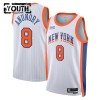 Dres New York Knicks Og Anunoby Nike 2024-25 City Edition Bijela Swingman - Dječji